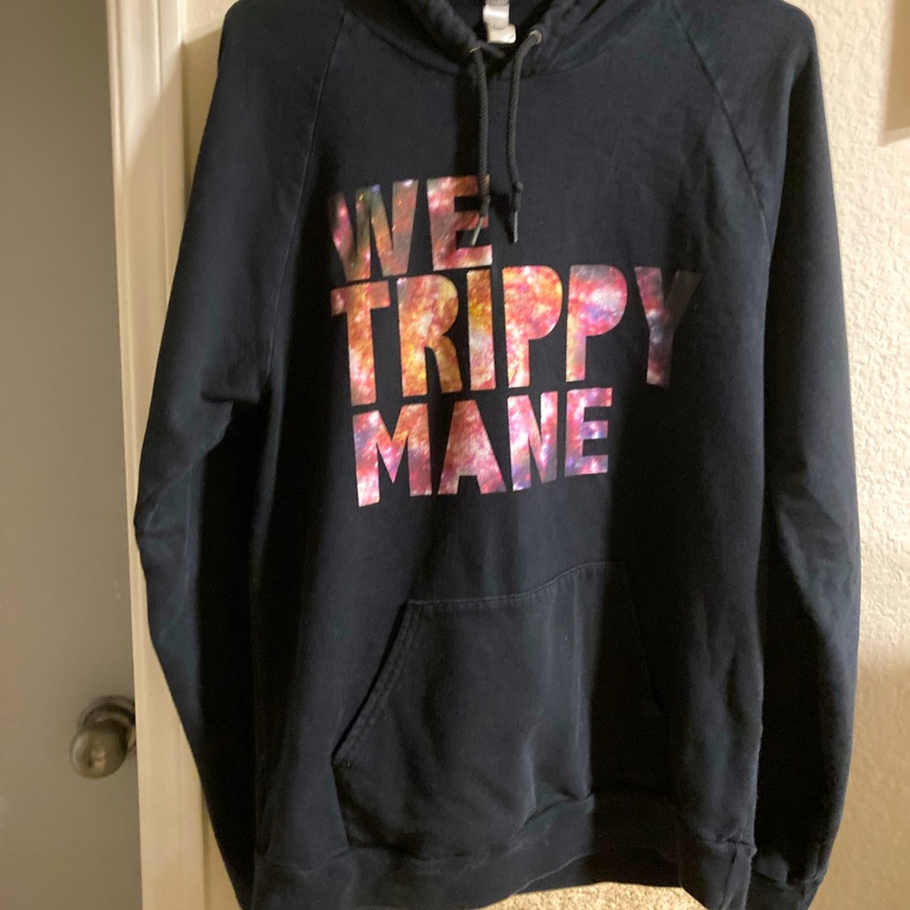 Men’s Black Medium Pull-Over Hoodie